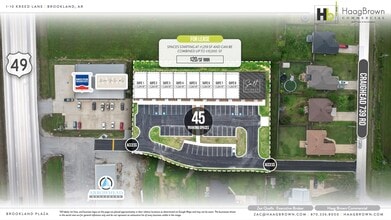 1 Kreed Lane, Brookland, AR for lease Site Plan- Image 1 of 2