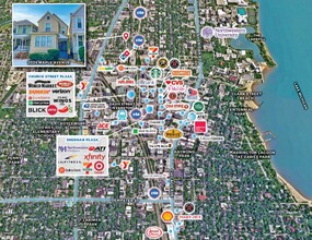 2024 Maple Ave, Evanston, IL - aerial  map view