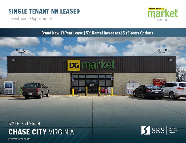 509 E 2nd St, Chase City, VA 23924 Dollar General Market New 13yr