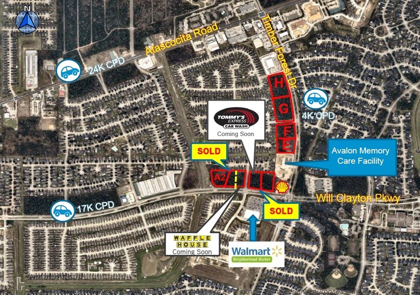 Timber Forest Dr & Will Clayton Pky, Humble, TX 77346