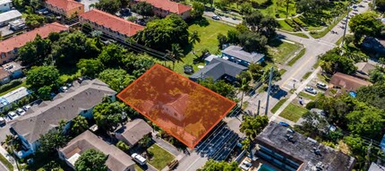 807 N 24th Ave, Hollywood, FL - aerial  map view