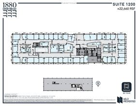 1880 Century Park E, Los Angeles, CA for lease Site Plan- Image 1 of 3