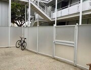 large outdoor patio