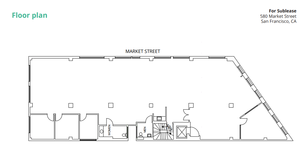 576-580 Market St, San Francisco, CA for lease Floor Plan- Image 1 of 1