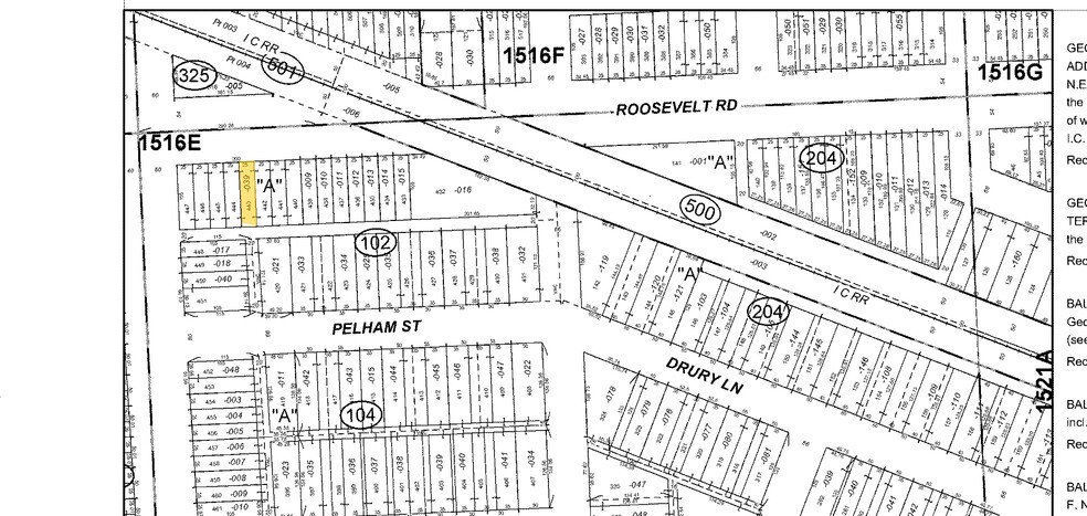 10147 W Roosevelt Rd, Westchester, IL for lease - Plat Map - Image 2 of 2