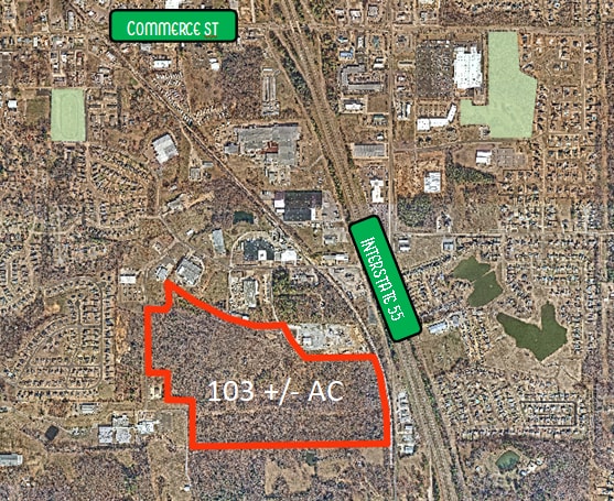 103 AC Industrial Drive w, Hernando, MS for sale Plat Map- Image 1 of 2