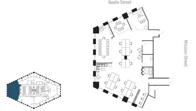 201 Mission St, San Francisco, CA for lease Floor Plan- Image 1 of 1