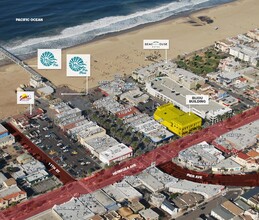 1221-1235 Hermosa Ave, Hermosa Beach, CA - aerial  map view