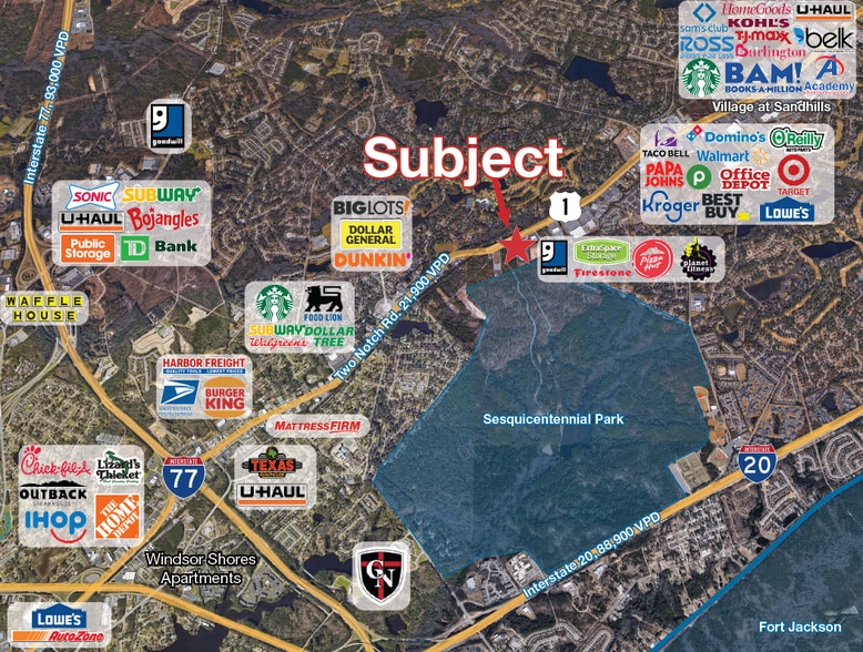 9570 Two Notch Rd, Columbia, SC for lease - Building Photo - Image 3 of 8
