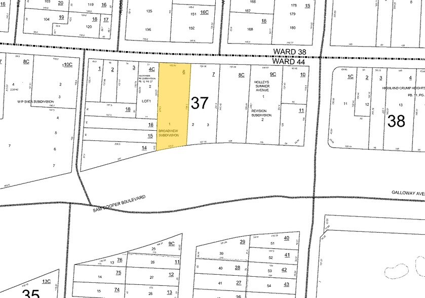 3237 Summer Ave, Memphis, TN for lease - Plat Map - Image 2 of 14