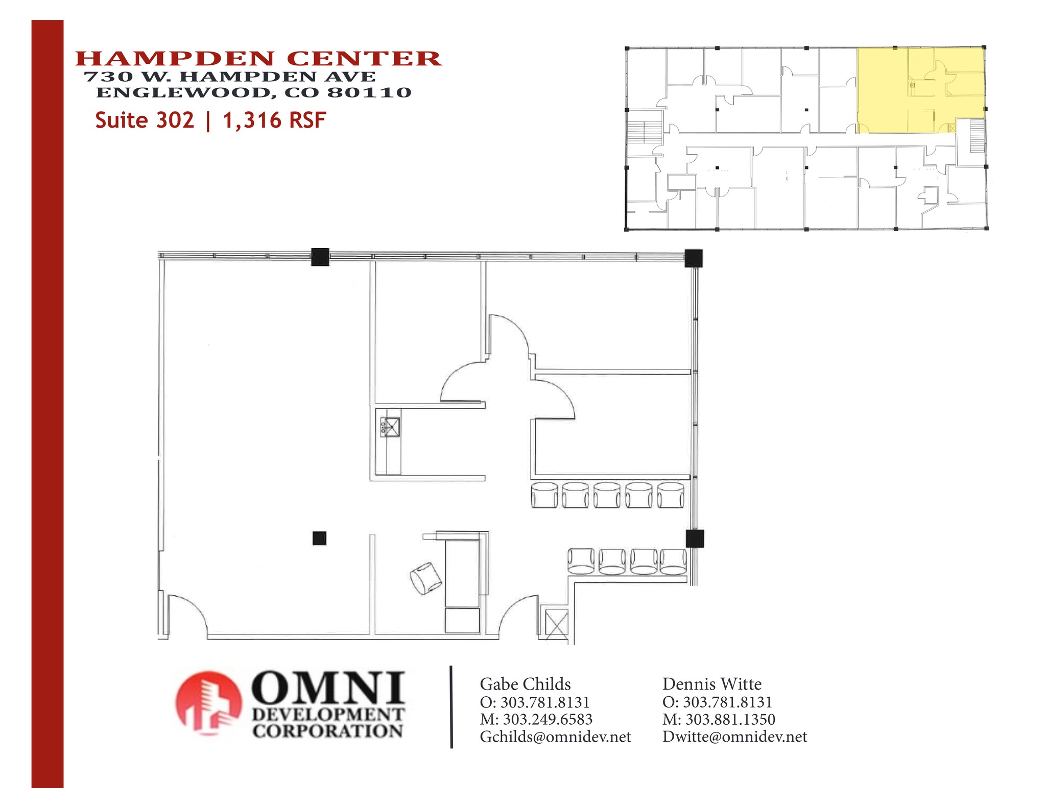 750 W Hampden Ave, Englewood, CO for lease Site Plan- Image 1 of 1