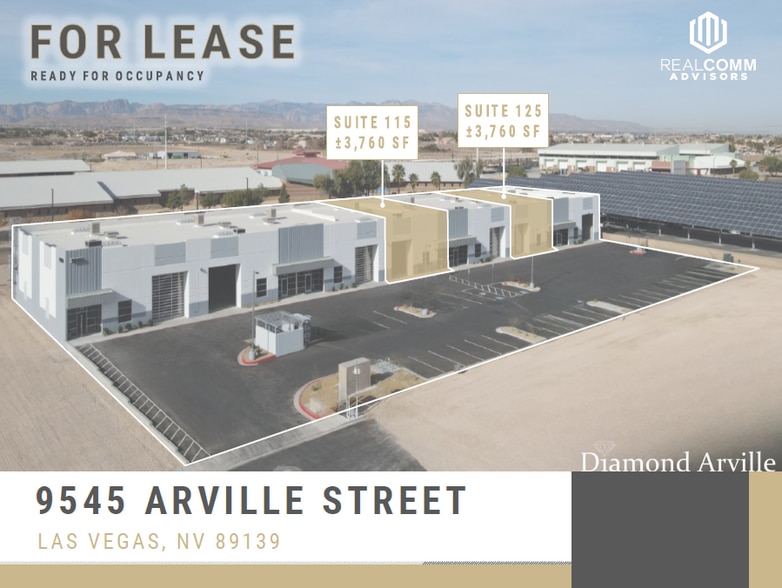 9545 Arville St, Las Vegas, NV for lease - Building Photo - Image 1 of 7