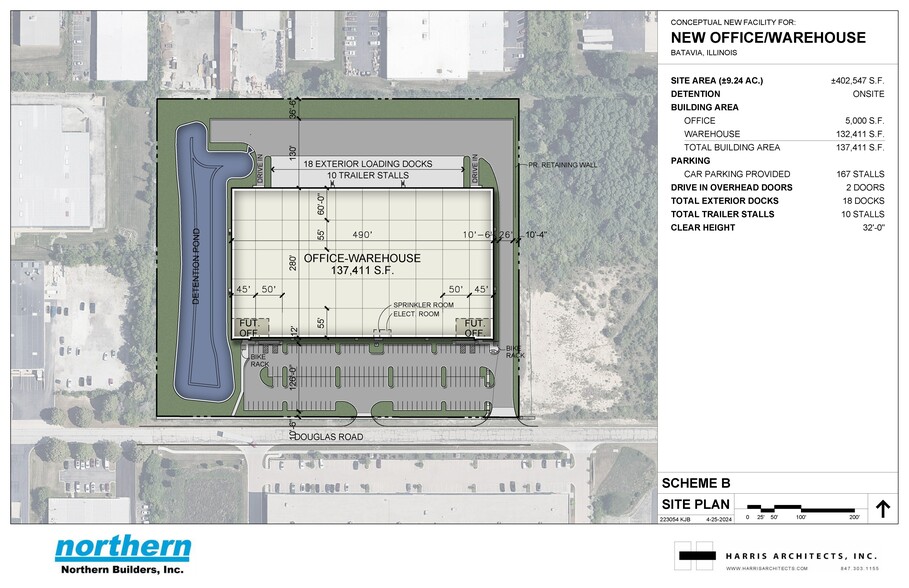 1225 Douglas Rd, Batavia, IL for lease - Site Plan - Image 2 of 2