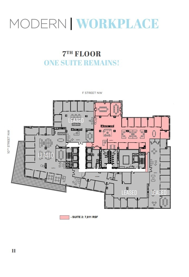 950 F St NW, Washington, DC for lease Floor Plan- Image 1 of 5