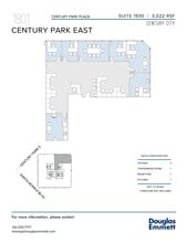1801 Century Park E, Los Angeles, CA for lease Floor Plan- Image 2 of 2