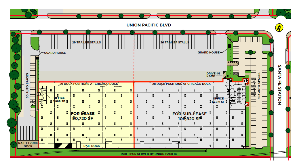 417 Union Pacific Blvd, Laredo, TX for lease Site Plan- Image 1 of 2