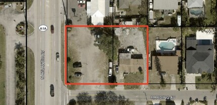 5900 N Atlantic Ave, Cocoa Beach, FL - aerial  map view