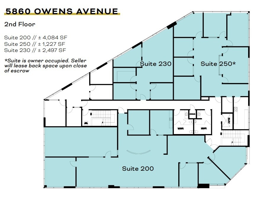 5860 Owens Ave, Carlsbad, CA for sale Floor Plan- Image 1 of 1