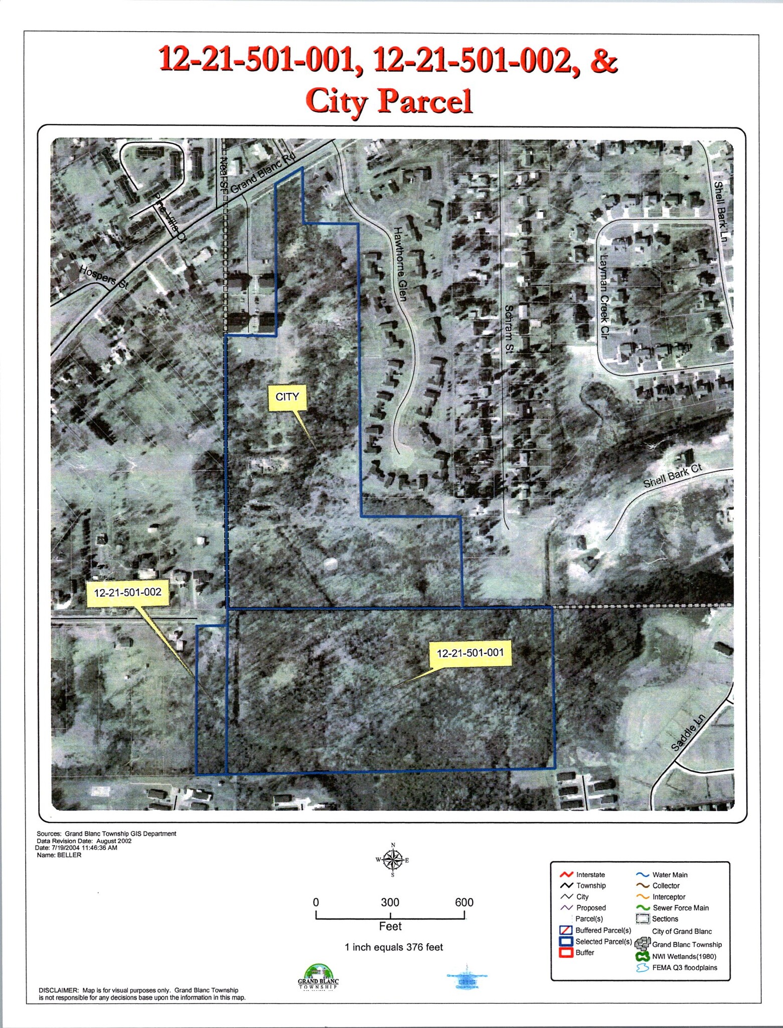 741 E Grand Blanc Rd, Grand Blanc, MI for sale Plat Map- Image 1 of 4