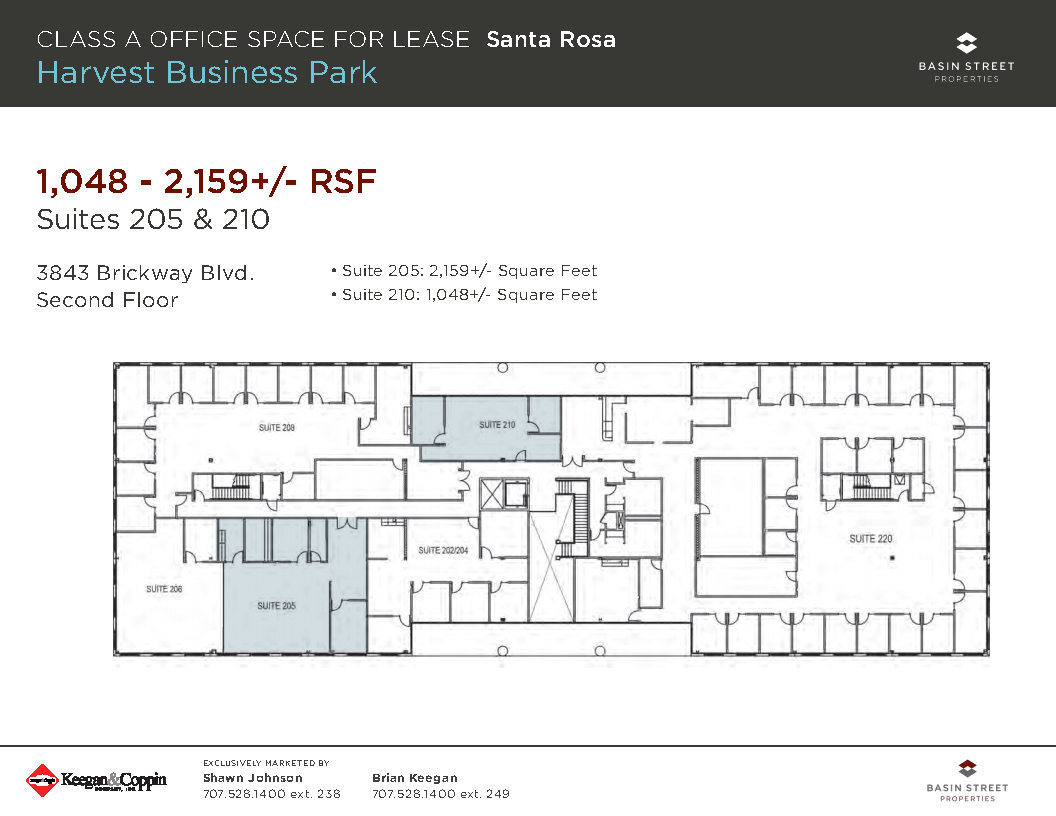 3843 Brickway Blvd, Santa Rosa, CA for lease Floor Plan- Image 1 of 1