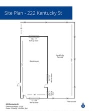 220-222 Kentucky St, Bakersfield, CA for lease Site Plan- Image 2 of 2