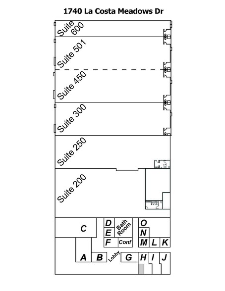 1740 La Costa Meadows Dr, San Marcos, CA for lease - Building Photo - Image 3 of 7