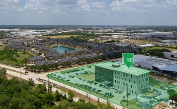 8850 Huffmeister Rd, Houston, TX - aerial  map view