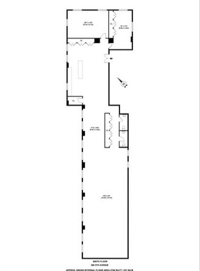 286-288 Fifth Ave, New York, NY for lease Floor Plan- Image 1 of 7