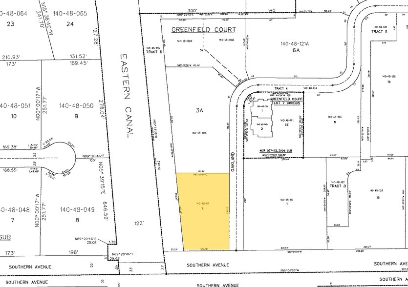 1150 S Oakland, Mesa, AZ for sale - Plat Map - Image 2 of 5