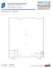 2661-2669 Ludelle St, Fort Worth, TX for lease Floor Plan- Image 1 of 1