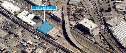 2353 E 12th St, Oakland, CA - aerial  map view