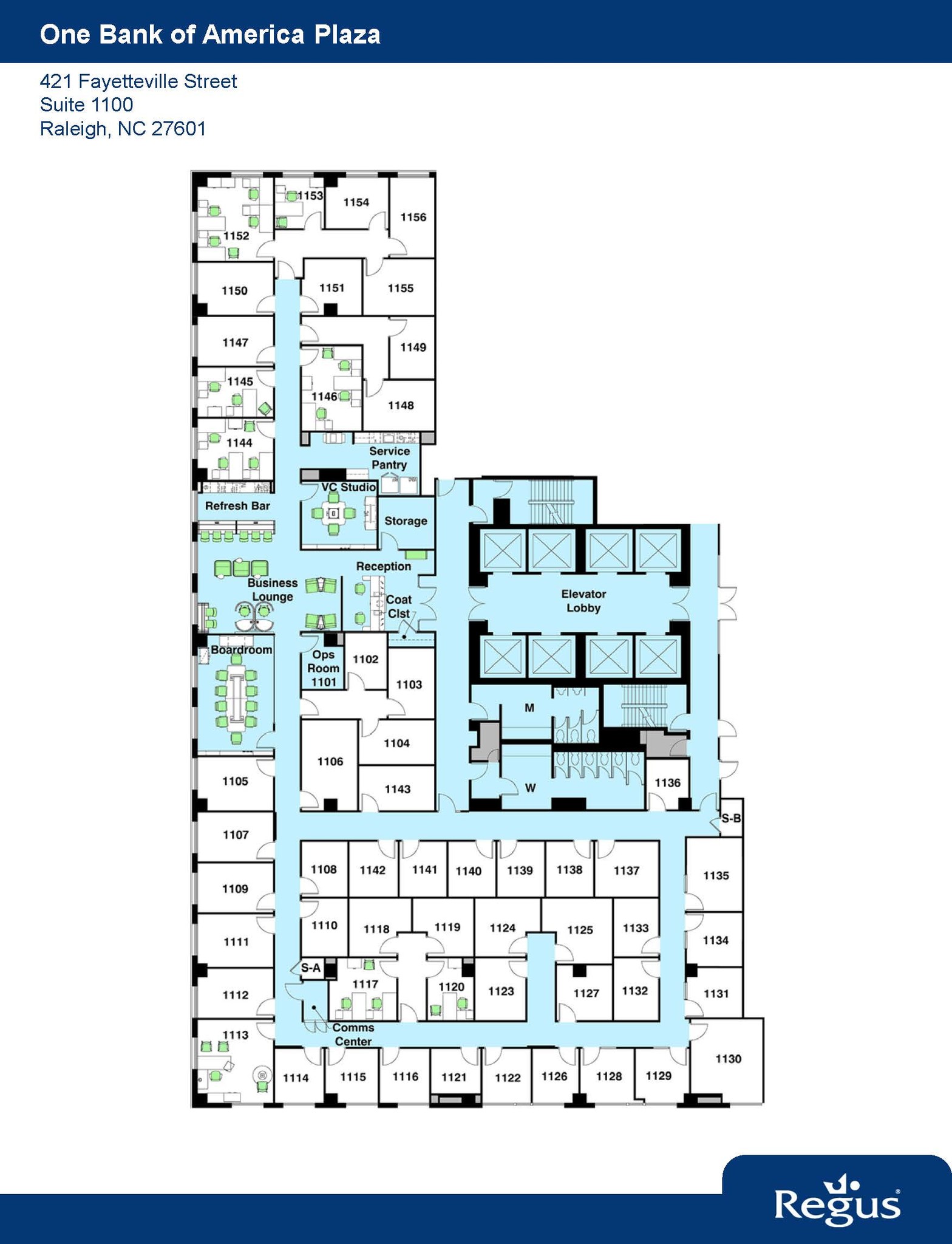 421 Fayetteville St, Raleigh, NC for lease Floor Plan- Image 1 of 1