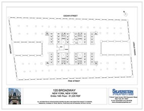 120 Broadway, New York, NY for lease Floor Plan- Image 1 of 4