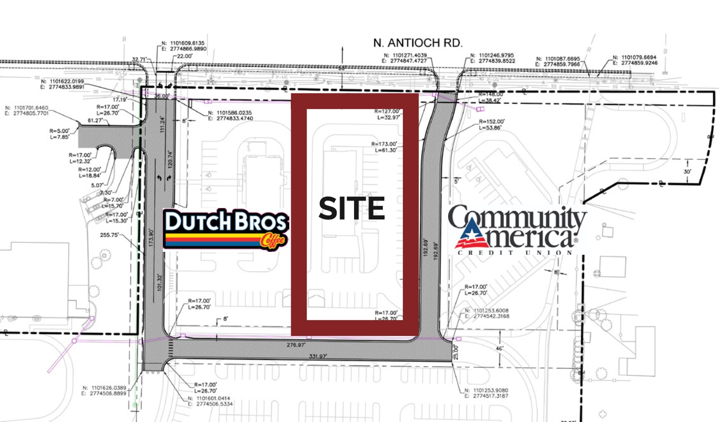 NE 53rd and Antioch Rd, Kansas City, MO for lease Site Plan- Image 1 of 7