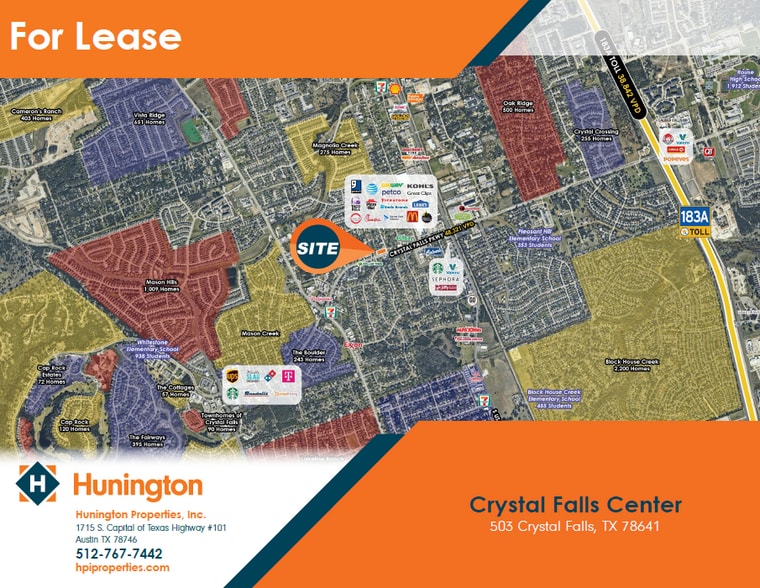 503 Crystal Falls Pky, Leander, TX for lease - Building Photo - Image 1 of 1