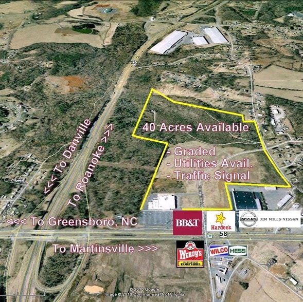 Greensboro Rd, Ridgeway, VA for sale - Aerial - Image 3 of 17