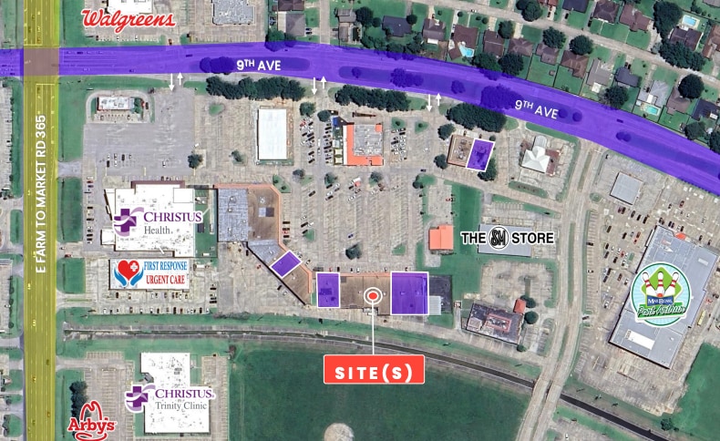 8607-8801 9th Ave, Port Arthur, TX for lease - Building Photo - Image 3 of 9