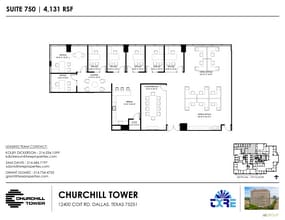 12400 Coit Rd, Dallas, TX for lease Floor Plan- Image 1 of 2