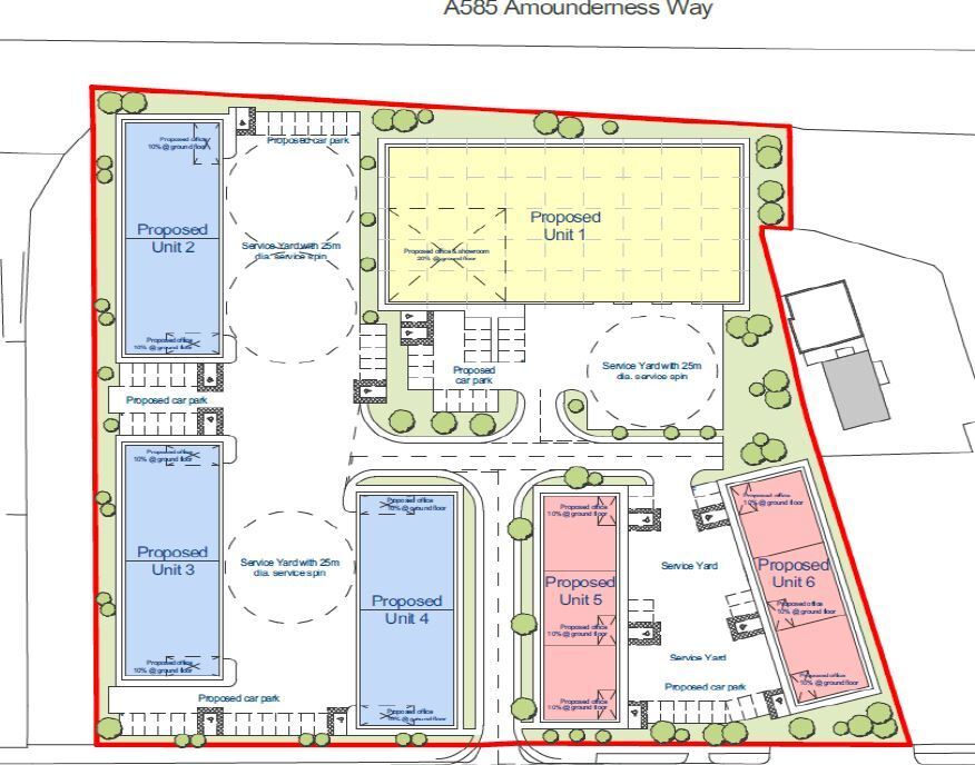Unit 2 Copse Rd, Fleetwood for lease Site Plan- Image 1 of 2