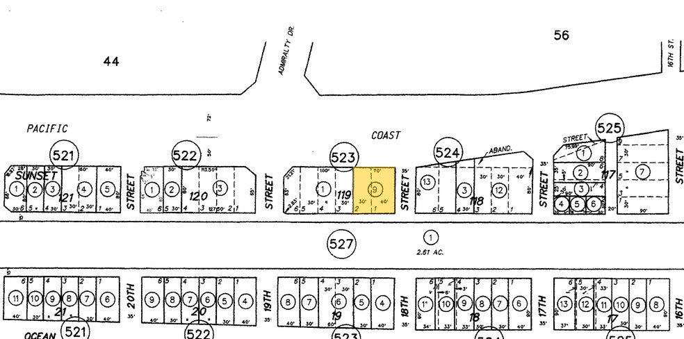 16655-16659 Pacific Coast Hwy, Sunset Beach, CA for sale - Plat Map - Image 3 of 3