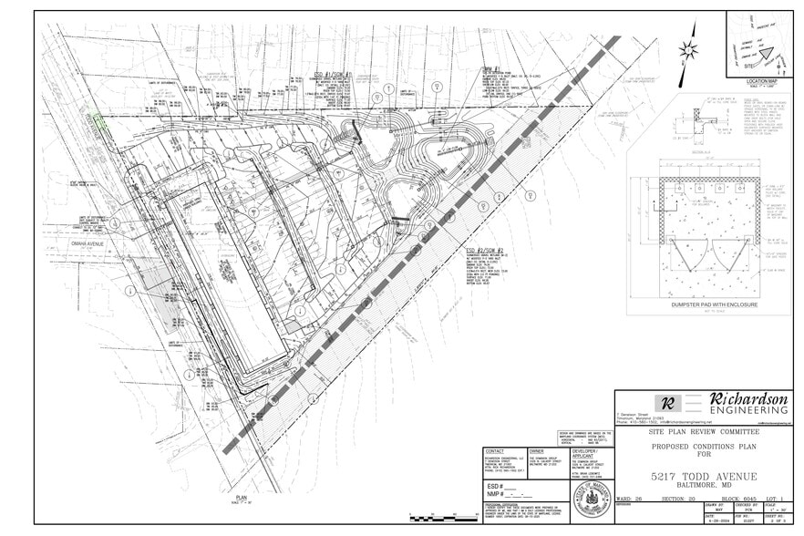 5215 Todd Ave, Baltimore, MD for sale - Site Plan - Image 2 of 2