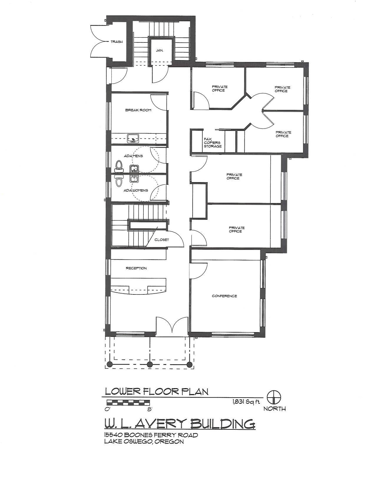 15540 SW Boones Ferry Rd, Lake Oswego, OR for lease Floor Plan- Image 1 of 1