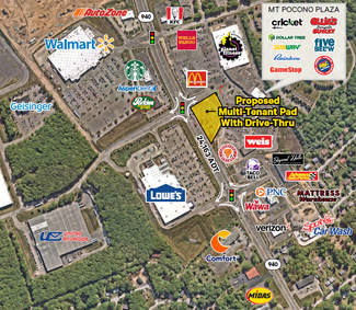 More details for Route 940 & Industrial Park Dr, Mount Pocono, PA - Retail for Lease