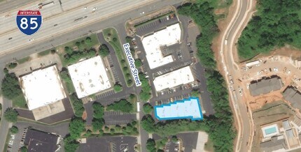 2211 Executive St, Charlotte, NC - AERIAL  map view