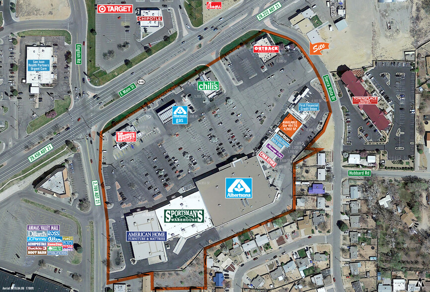 4875-4901 E Main St, Farmington, NM for lease - Aerial - Image 1 of 5