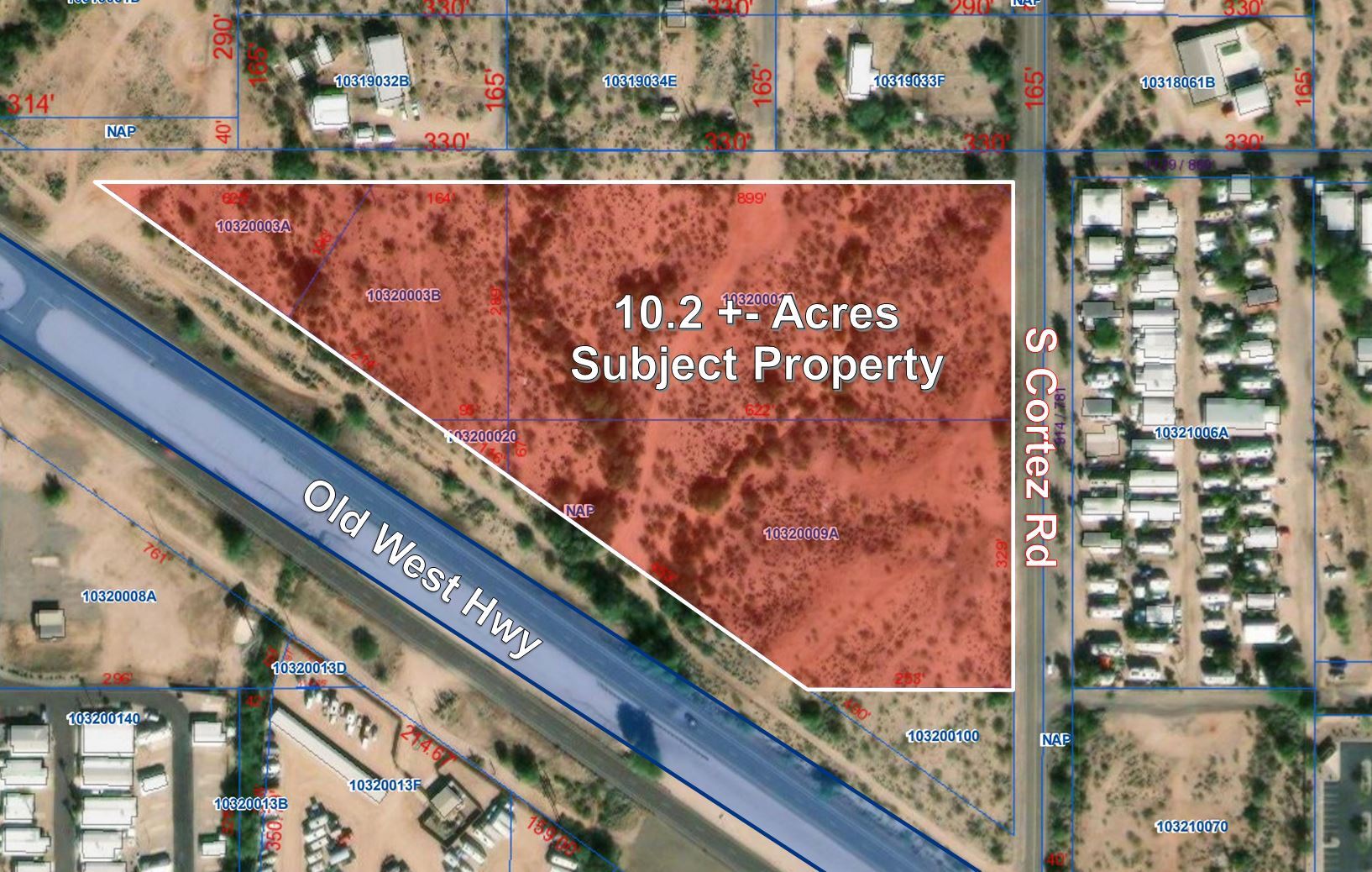 2140 E Old West Hwy, Apache Junction, AZ for sale Aerial- Image 1 of 5