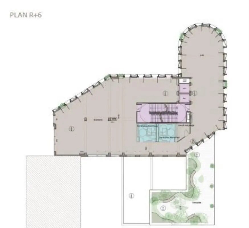 Office in Paris for lease Floor Plan- Image 1 of 3