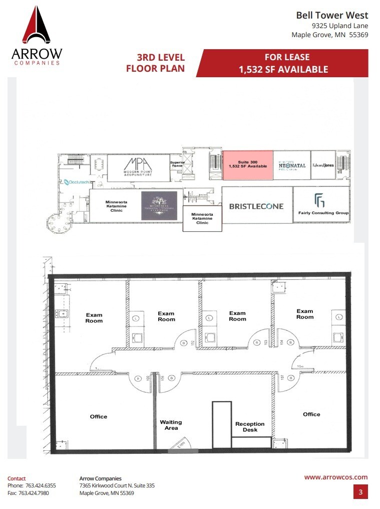 9325 Upland Ln N, Maple Grove, MN for lease Floor Plan- Image 1 of 1