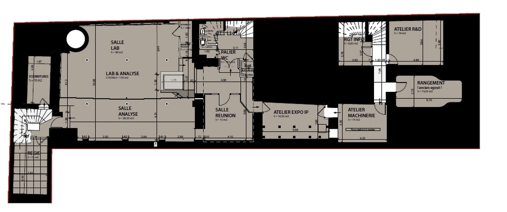247 Rue Du Faubourg Saint-Martin, Paris, PAR 75010 -  -  - Floor Plan - Image 1 of 11