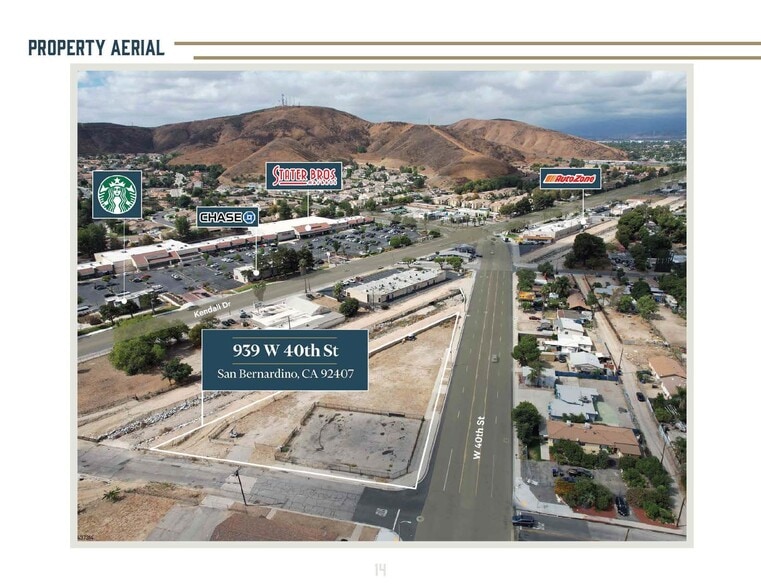 939 W 40th St, San Bernardino, CA for sale - Aerial - Image 3 of 4